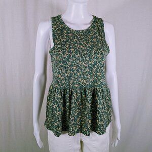 American Eagle Floral Tank Top Size Small